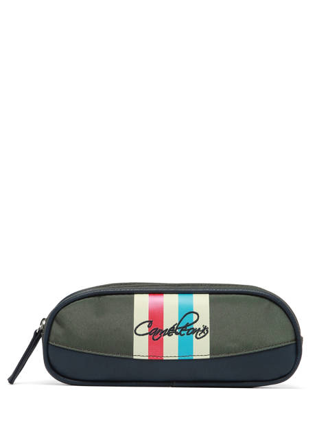 Trousse Enfant 2 Compartiments Cameleon Bleu vintage urban VIB-TROU vue secondaire 3