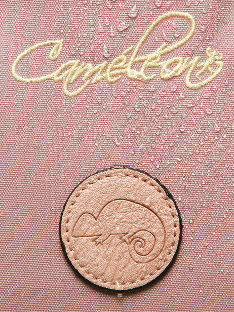 Boekentas Voor Kinderen 2 Compartimenten Vintage Fantasy Cameleon Roze vintage fantasy CA38 ander zicht 6