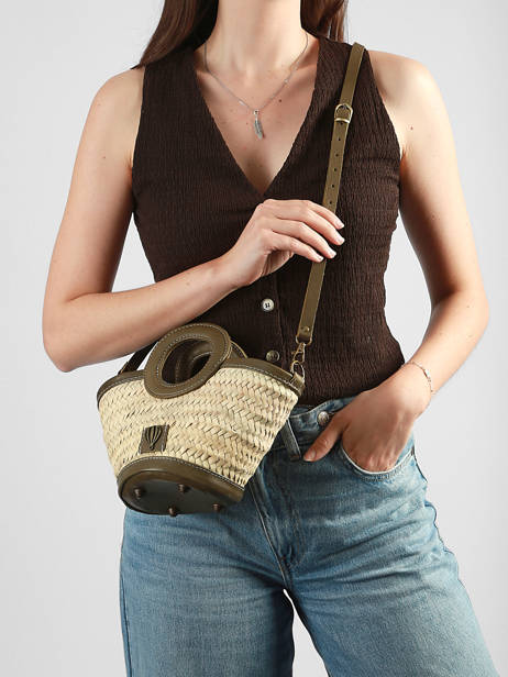 Handtas Estival Le voyage en panier Groen estival PM927 ander zicht 1