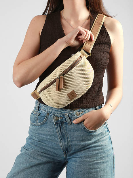 Heuptasje Le voyage en panier Beige resille PM958 ander zicht 1