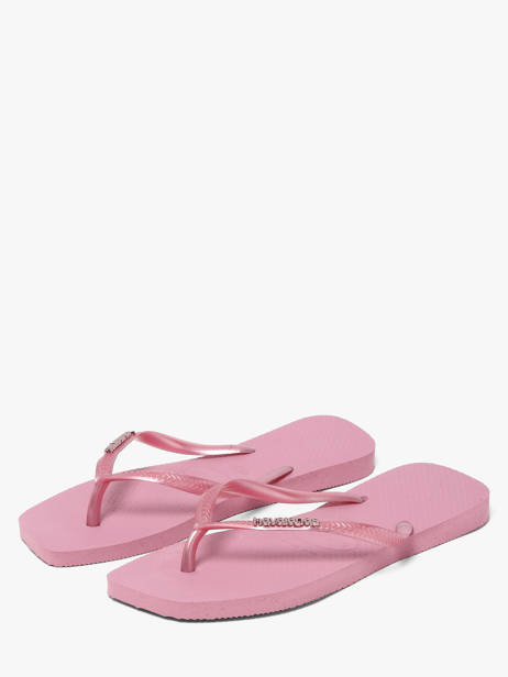 Teenslippers Sl Sq Lg Met Havaianas Roze accessoires 4148257F ander zicht 2
