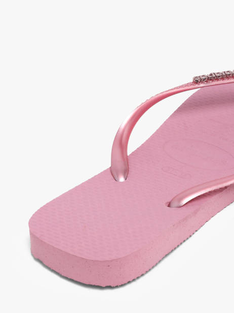 Teenslippers Sl Sq Lg Met Havaianas Roze accessoires 4148257F ander zicht 3
