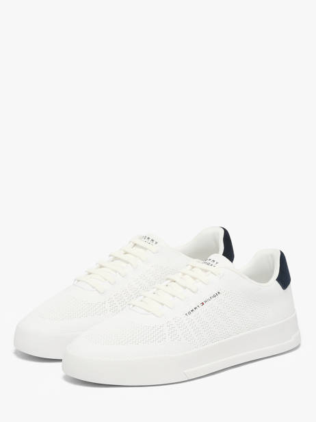 Sneakers Uit Leder Tommy hilfiger Wit men 5823YBS ander zicht 1