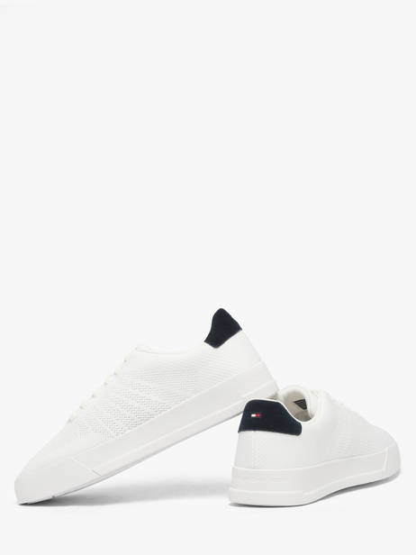 Sneakers Uit Leder Tommy hilfiger Wit men 5823YBS ander zicht 2