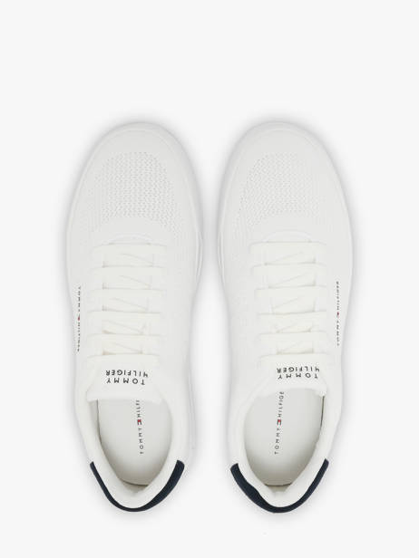 Sneakers Uit Leder Tommy hilfiger Wit men 5823YBS ander zicht 3