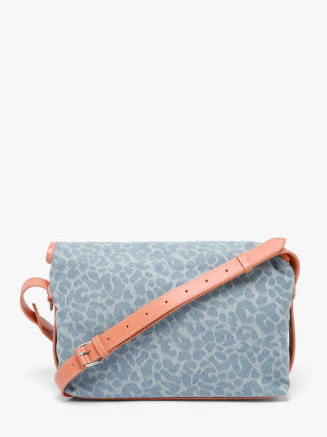 Cross Body Tas Denim Leo Paul marius Blauw denim leo LOULODEL ander zicht 3