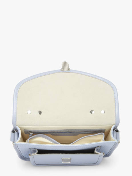 Cross Body Tas Lavande Leder Paul marius Blauw lavande GEORGLAV ander zicht 2