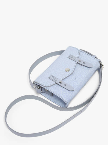 Cross Body Tas Lavande Leder Paul marius Blauw lavande MINILAV ander zicht 1