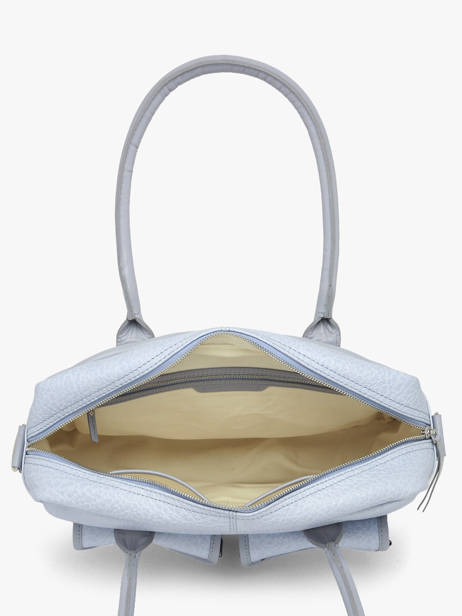Sac Bandoulière Lavande Cuir Paul marius Bleu lavande DANDYLAV vue secondaire 2