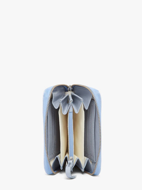 Portefeuille Cuir Paul marius Bleu lavande ALICELAV vue secondaire 1