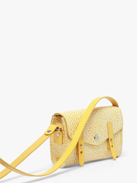 Cross Body Tas Citronade Leder Paul marius Geel citronade MINICIT ander zicht 1