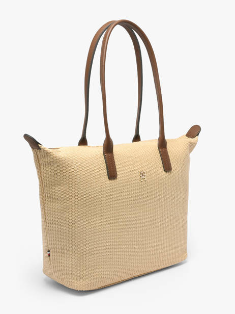 Schoudertas Popette Tommy hilfiger Beige popette AW18528 ander zicht 1