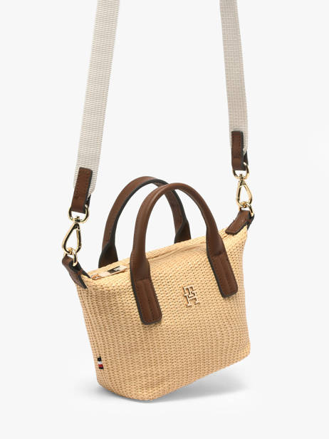 Cross Body Tas Popette Tommy hilfiger Beige popette AW18526 ander zicht 1