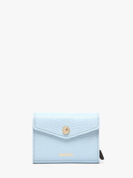 Kaarthouder Leder Secrid Blauw pebble EPE