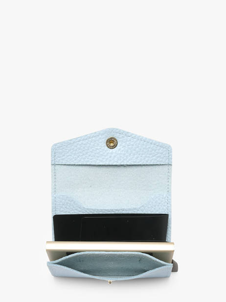 Kaarthouder Leder Secrid Blauw pebble EPE ander zicht 1