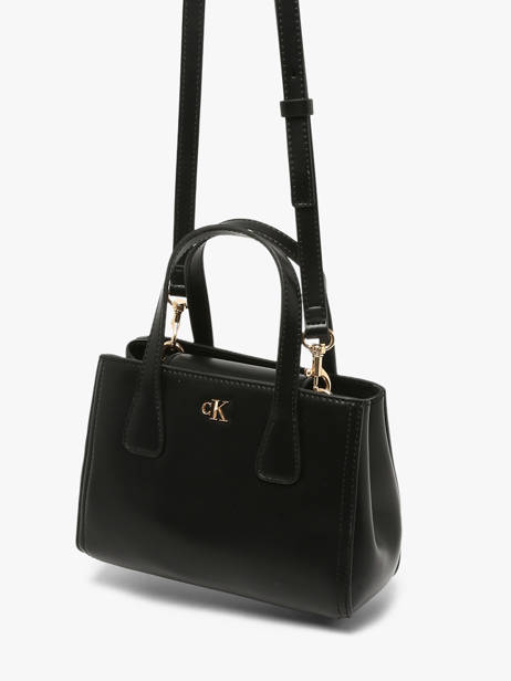 Handtas Ck Mini Calvin klein jeans Zwart ck mini 4F3520G ander zicht 1