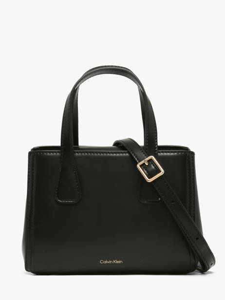 Handtas Ck Mini Calvin klein jeans Zwart ck mini 4F3520G ander zicht 3