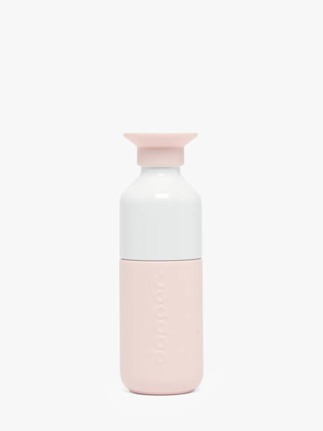 Drinkfles Steel 350 Ml Dopper Roze steel STEEL350
