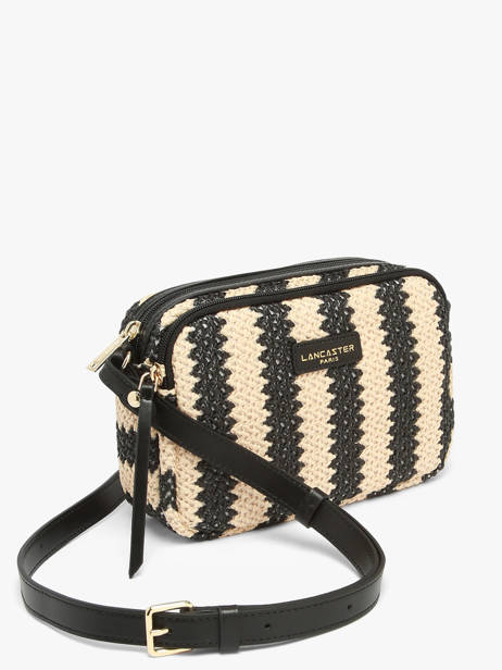 Cross Body Tas Mini Osier Italie Lancaster Zwart mini osier italie 71 ander zicht 2