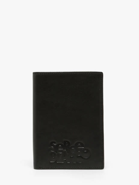 Portefeuille Leder Serge blanco Zwart baltimore BAL21013