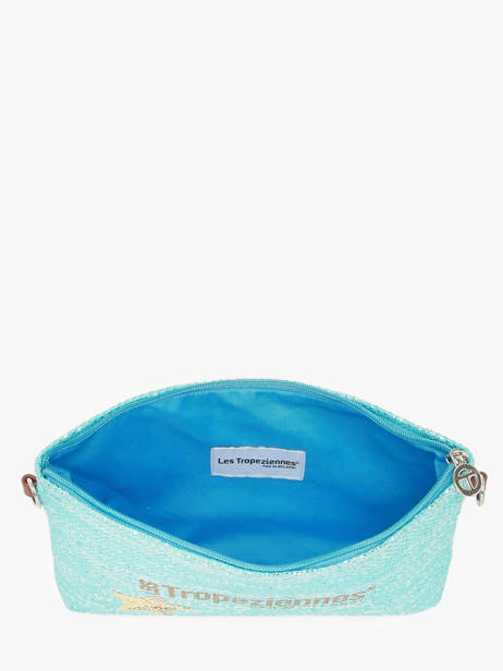 Cross Body Tas Panama Papier Les tropeziennes Blauw panama TZ02 ander zicht 4