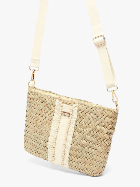 Cross Body Tas Monaco Stro Les tropeziennes Beige monaco TZ02 ander zicht 2