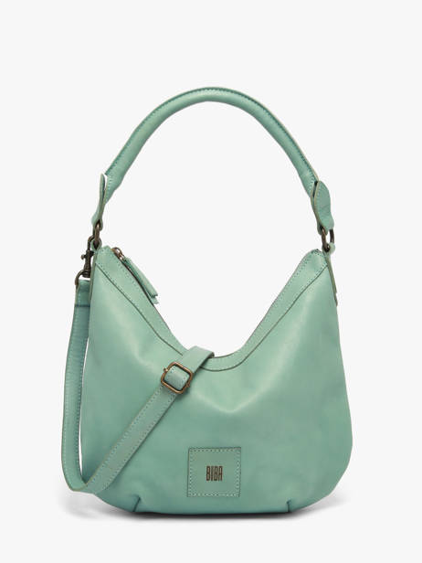 Sac Porté épaule Heritage Cuir Biba Bleu heritage BT29