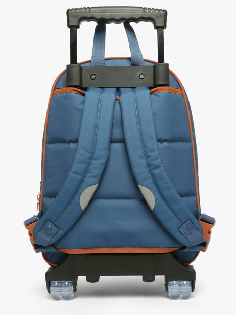 Sac A Dos à Roulettes 2 Compartiments Tann's Bleu les fantaisies g 73128 vue secondaire 3