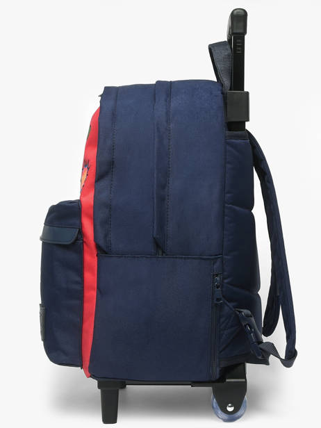 Rugzak Op Wieltjes 2 Compartimenten Tann's Blauw les fantaisies g 73328 ander zicht 1