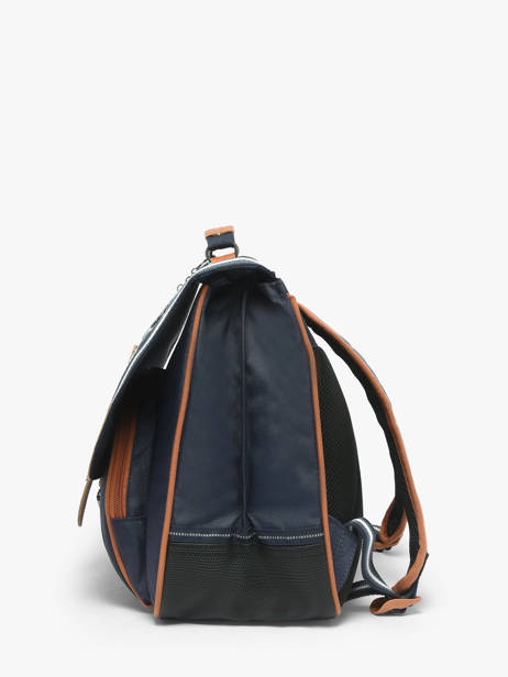 Cartable 2 Compartiments Tann's Bleu les fantaisies g 38208 vue secondaire 1