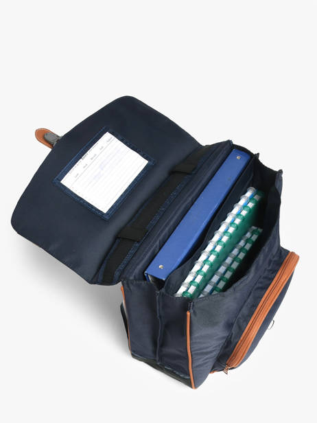 Cartable 2 Compartiments Tann's Bleu les fantaisies g 38208 vue secondaire 2