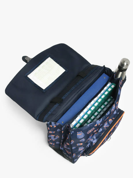 Cartable 2 Compartiments Tann's Bleu les fantaisies g 38155 vue secondaire 2