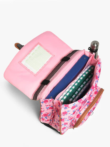 Cartable 2 Compartiments Tann's Rose les fantaisies f 26382613 vue secondaire 2