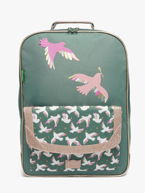 Sac à Dos 2 Compartiments Tann's Vert les fantaisies f 74191