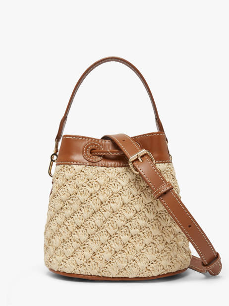 Sac Bandoulière Raphia Paul marius Beige raphia CAPUXRAP vue secondaire 3