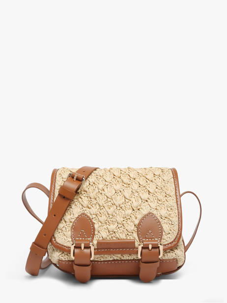 Sac Bandoulière Raphia Paul marius Beige raphia LOULSRAP