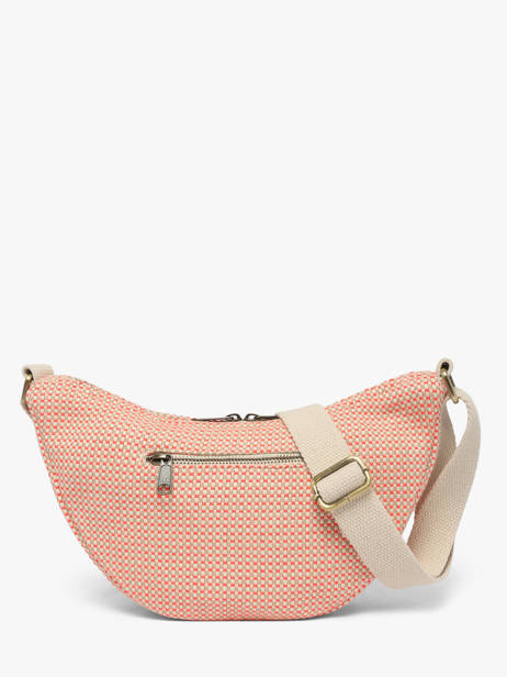 Sac Bandoulière Tressage Hindbag Orange tressage TS vue secondaire 3
