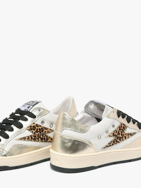 Sneakers Uit Leder Semerdjian Wit women DANYC838 ander zicht 2