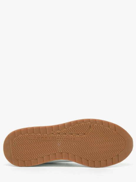 Sneakers Uit Leder Tommy hilfiger Wit women 94100F6 ander zicht 4