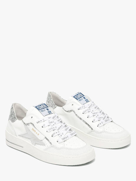 Sneakers En Cuir Semerdjian Blanc women ALED611 vue secondaire 1