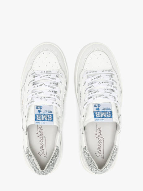Sneakers En Cuir Semerdjian Blanc women ALED611 vue secondaire 3