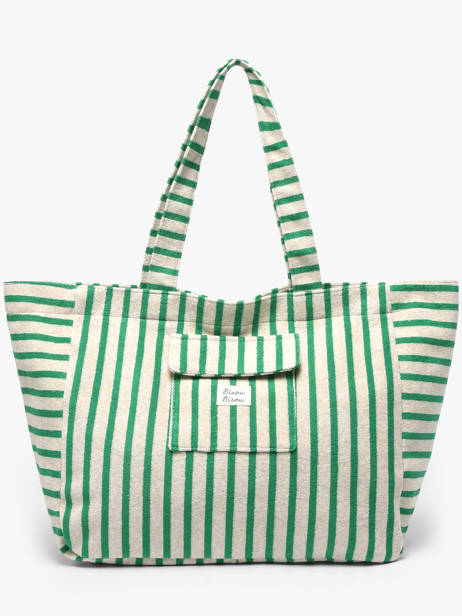 Schoudertas Beach Katoen Marco Blauw beach S1285