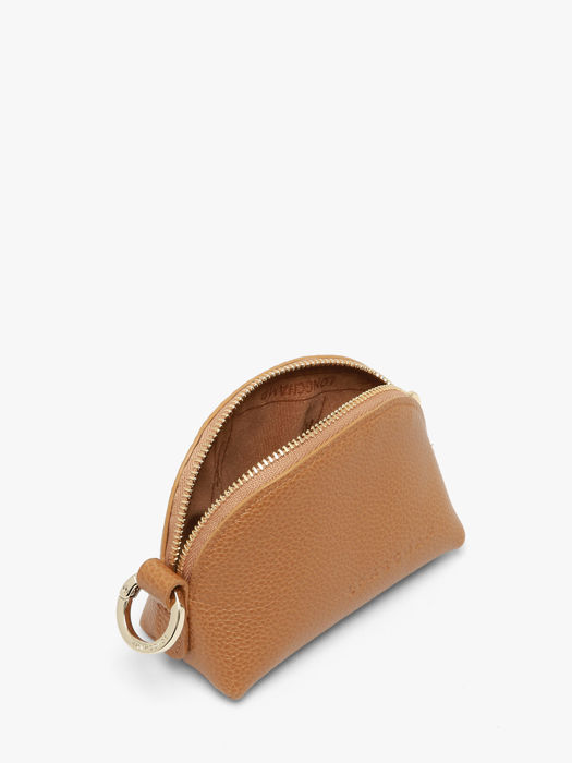 Longchamp Le foulonné Porte monnaie Marron