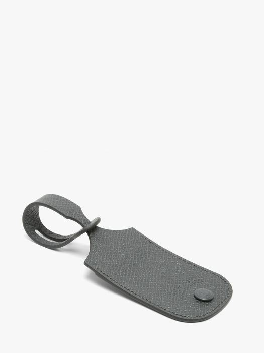 Longchamp Porte-clés cuir pliage one Papierhouder Zilver