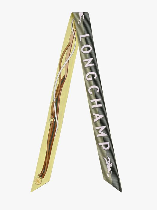 Longchamp Soie gots Sjaal Geel