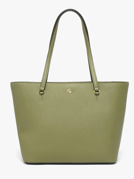 Schoudertas Medium Karly Leder Lauren ralph lauren Groen karly 31924351