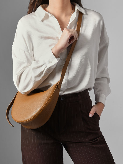 Longchamp Le foulonné Cross body tas Bruin