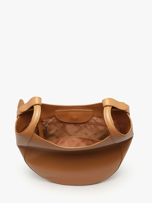Longchamp Le foulonné Schoudertas Bruin