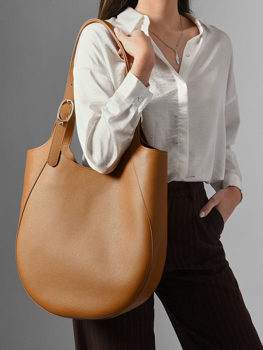 Longchamp Le foulonné Schoudertas Bruin