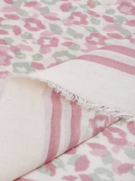 Foulard Gerard pasquier Rose foulard P25103 vue secondaire 1